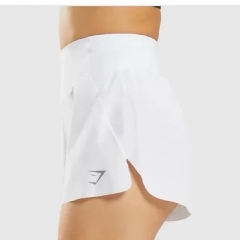Gymshark White Athletic Shorts‎ Size Large - Picture 2 of 6